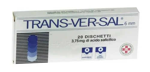 Transversal 3,75 mg/ 6 mm Acido Salicilico 20 Cerotti Transdermici