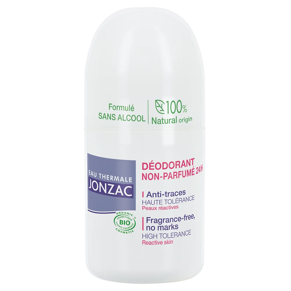 Eau Thermale Jonzac Deodorante Senza Profumo 24H Alta Tolleranza 50 Ml Adatto dopo Ceretta e Rasatura