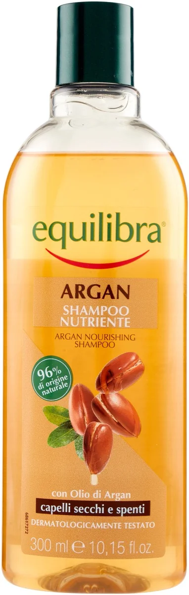 Equilibra Argan Shampoo Nutriente 300 Ml Prodotto Nutriente per Capelli