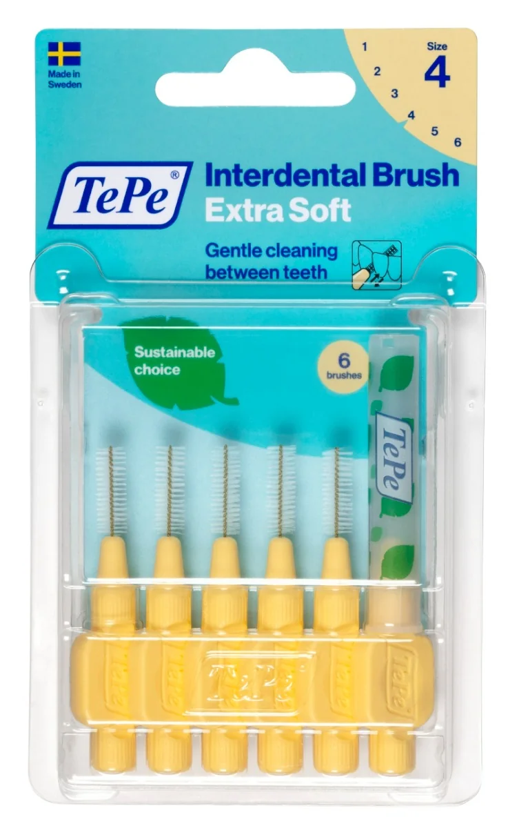 Tepe Scovolino Extra Soft Giallo Misura ISO 4- Pulizia Interdentale