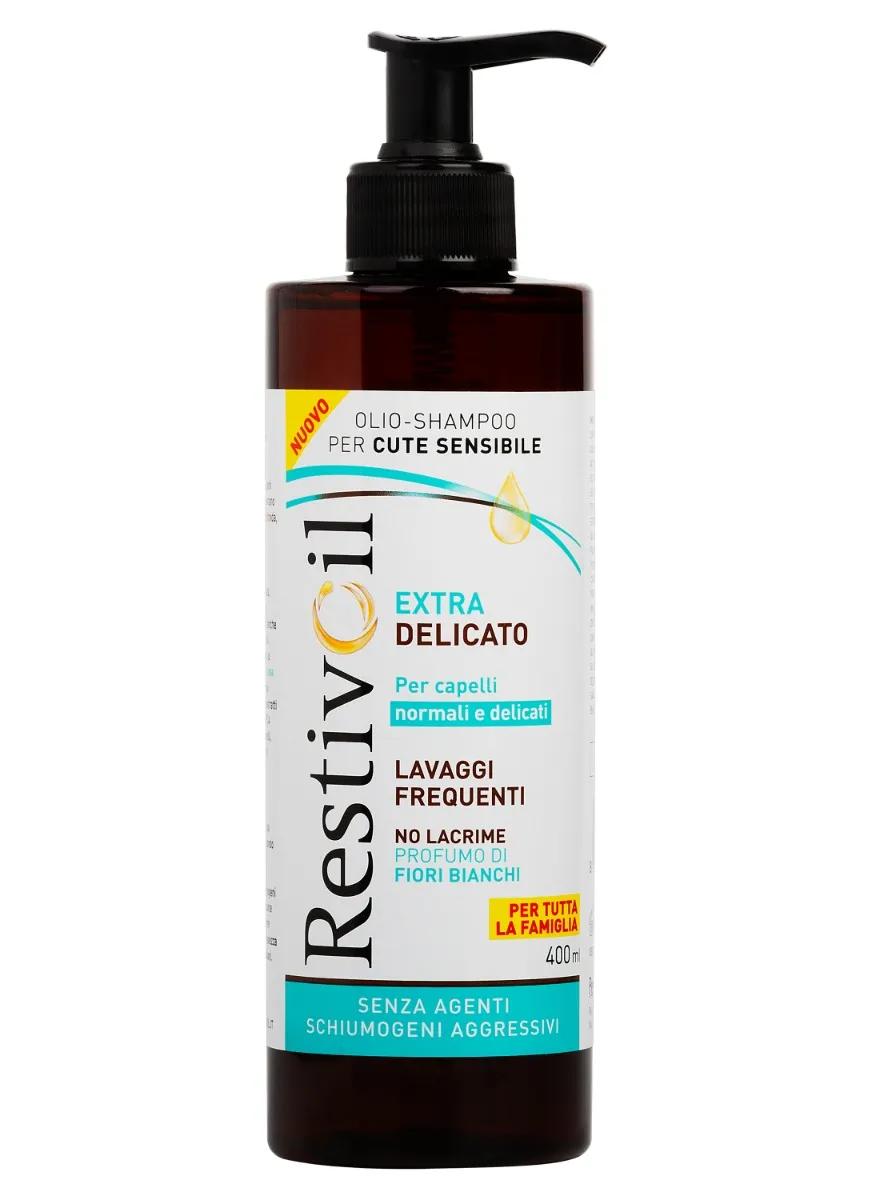 RestivOil Extra Delicato 400 ml Shampoo per Lavaggi Frequenti