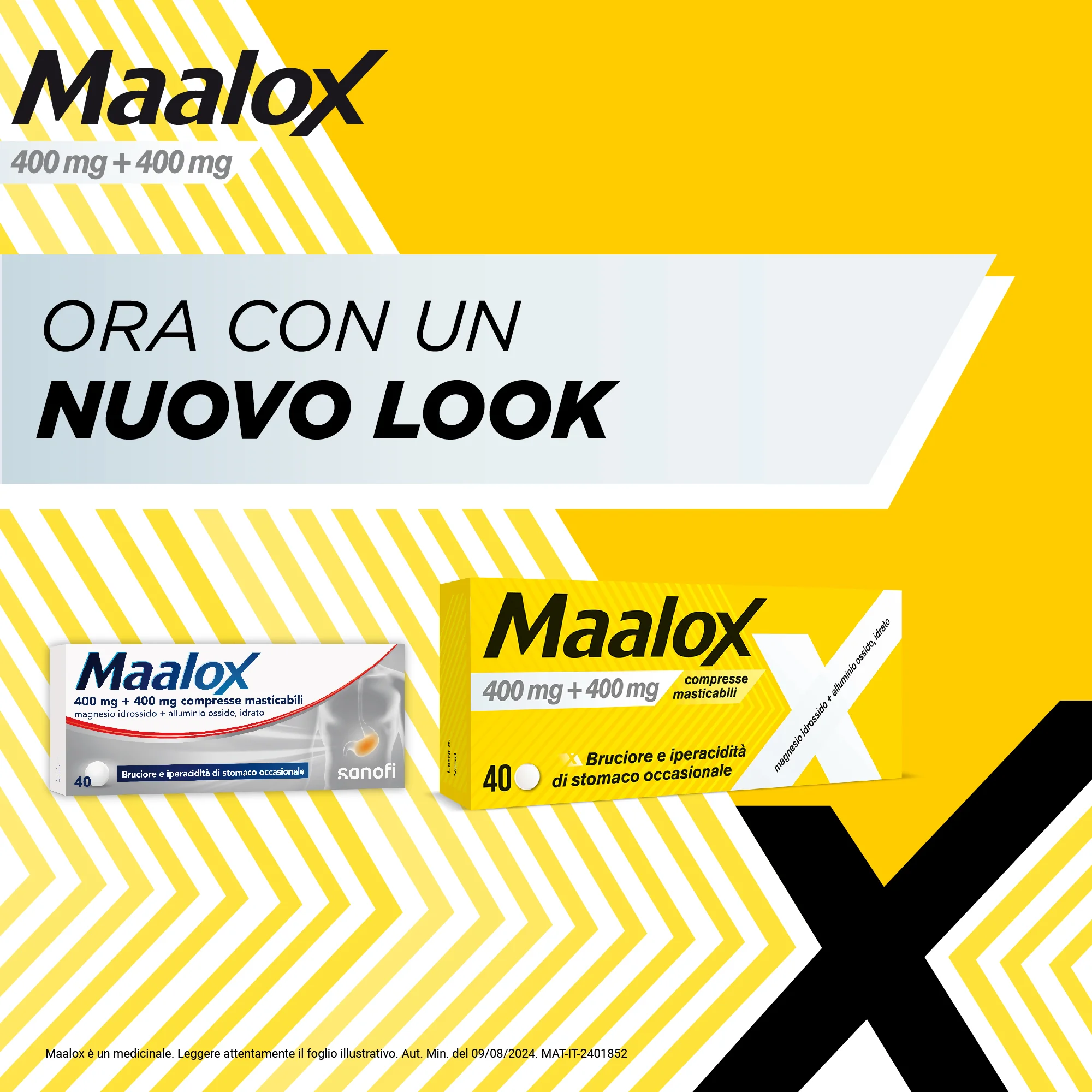 Maalox Compresse 40 Compresse Masticabili Antiacido