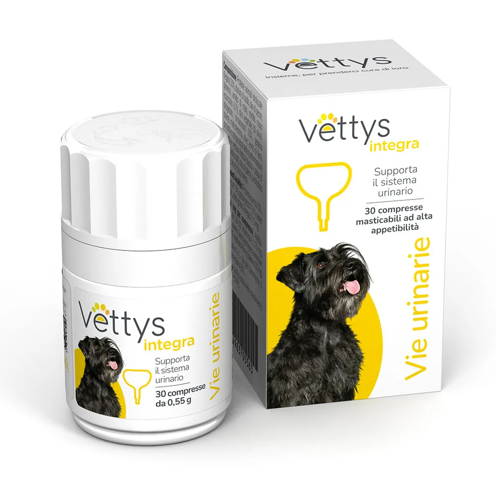 Vettys Integra Vie Urinarie Cane 30 Compresse Sistema Urinario del Cane
