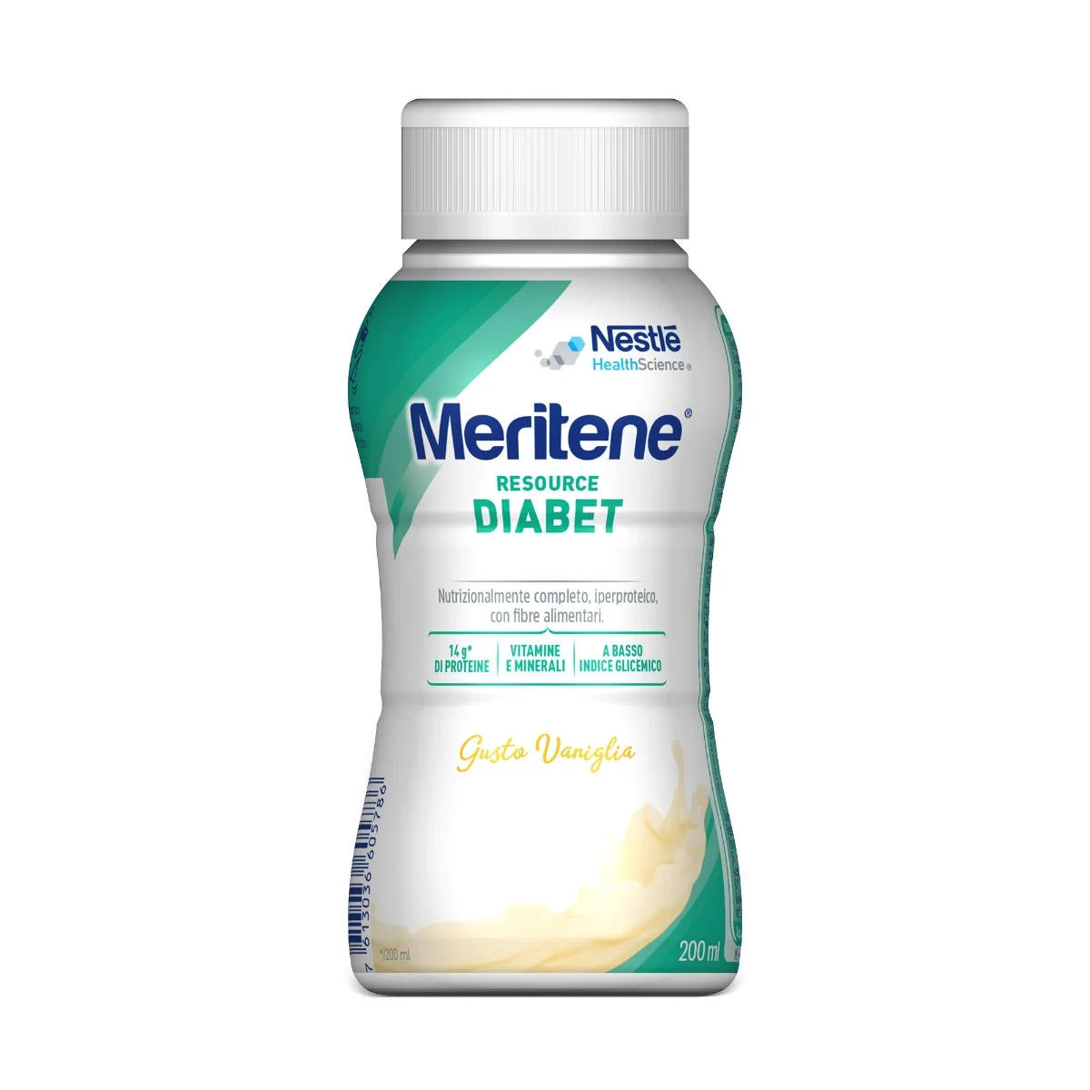 Resource Diabet Plus Vaniglia Alimento Dietetico Con Fibre 4x200 ml