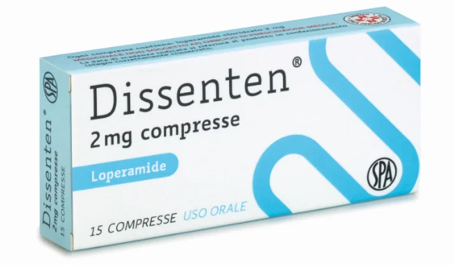 Dissenten 2mg Loperamide cloridrato 15 Compresse Per Diarrea