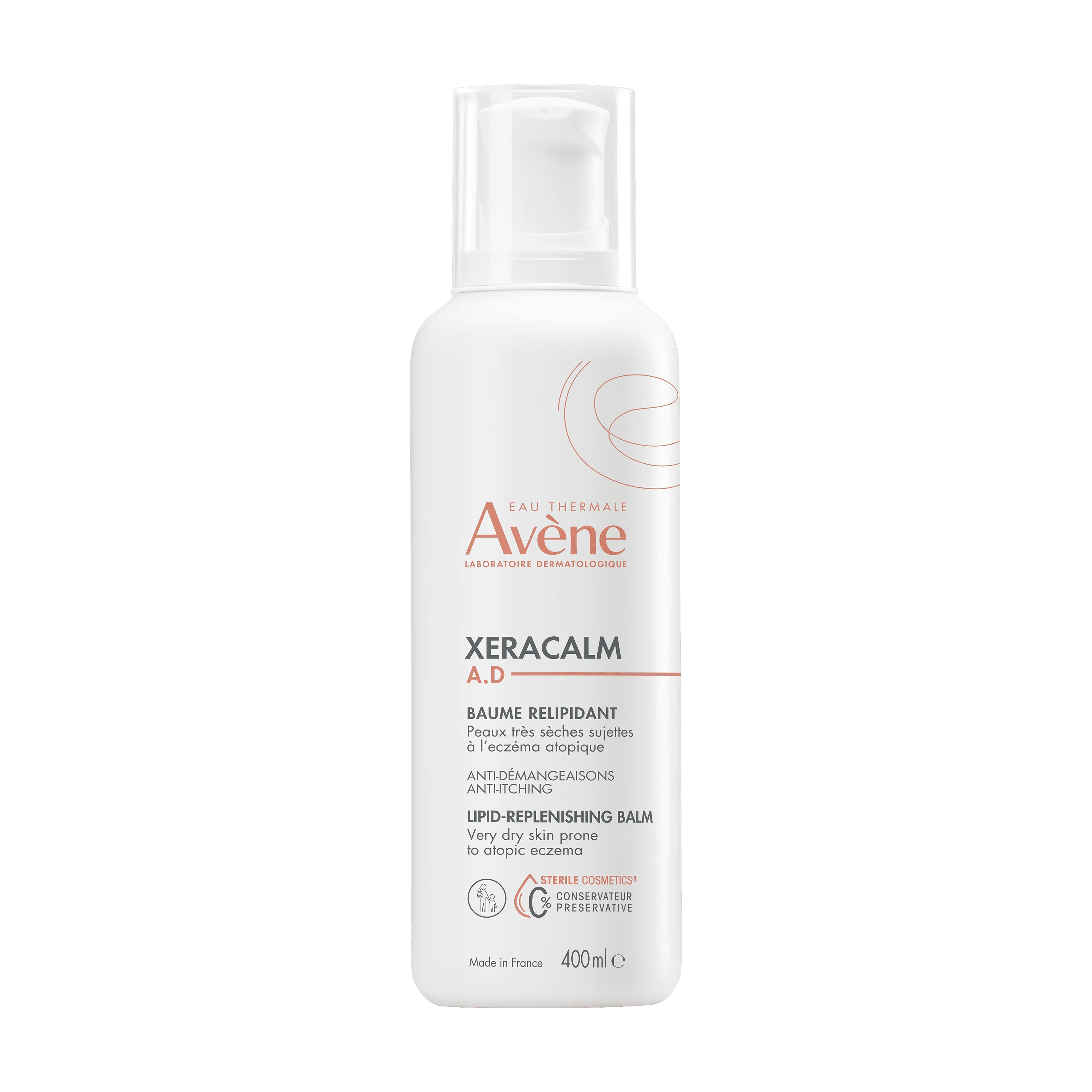 Eau Thermale Avène Xeracalm A.D Balsamo Liporestitutivo 400 ml Pelle Secca a Tendenza Atopica