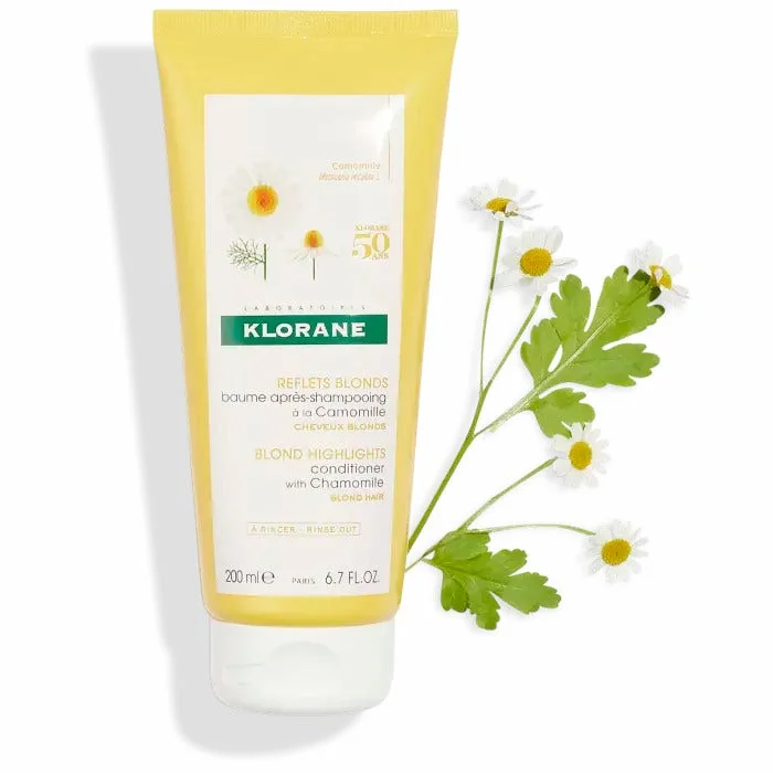 Klorane Balsamo Camomilla 200 ml Capelli Colorati e Biondi