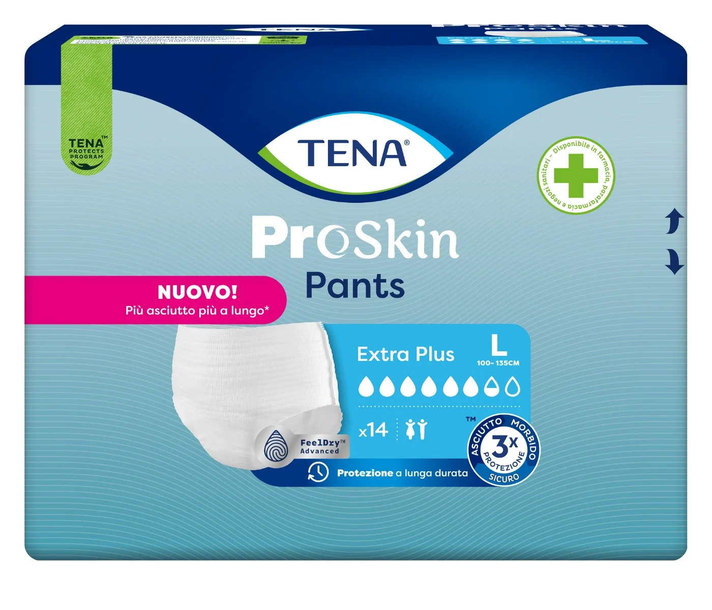 Tena Pants Extra Plus L 14Pz In Caso di Incontinenza