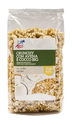 Crunchy Avena Cocco 375 g Bio