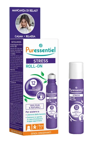 Puressentiel Stress Roller Ai 12 Olii Essenziali 5 ml