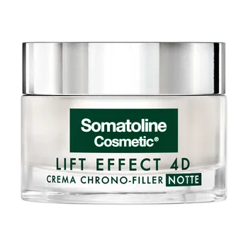 Somatoline Cosmetic Lift Effect 4D Crema Chrono Filler Notte 50 ml Crema Viso Notte Antirughe