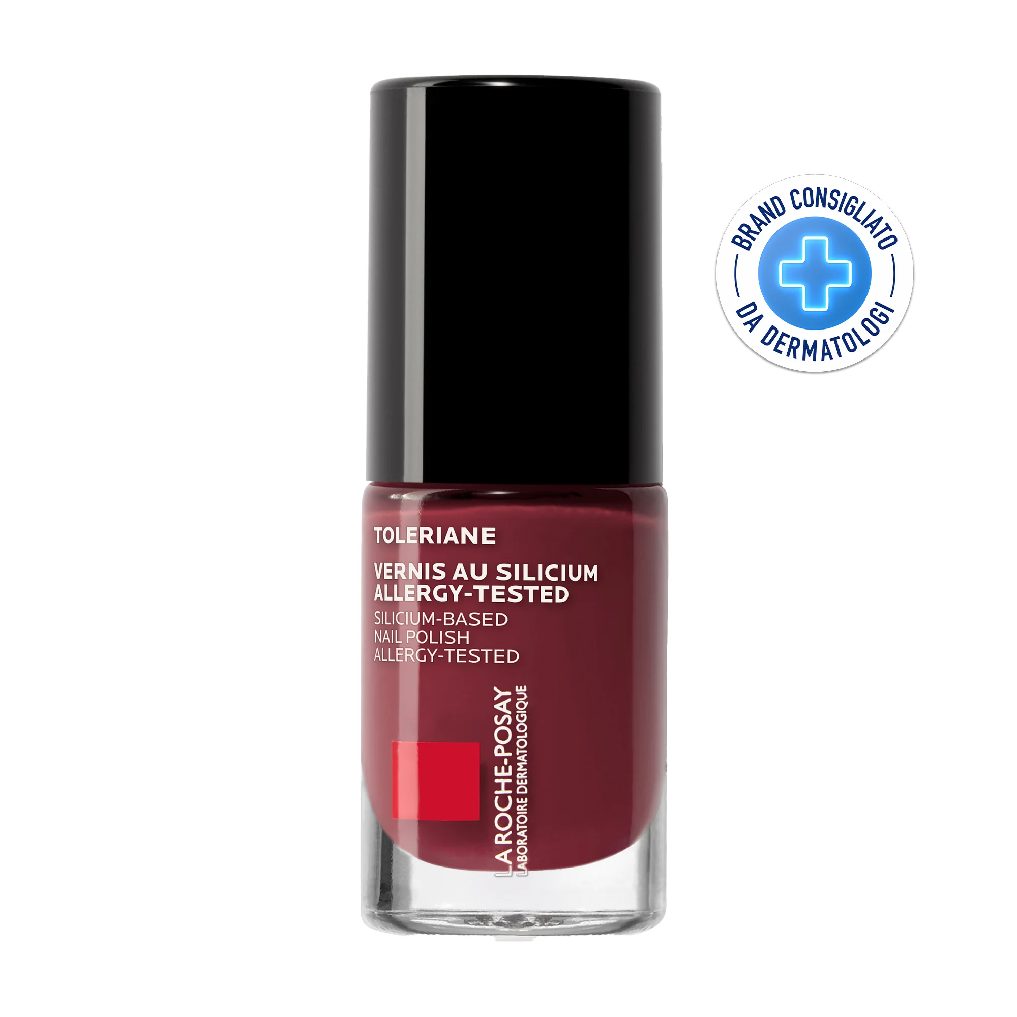 La Roche Posay Toleriane Smalto Unghie Framboise 16, 6 Ml Con silicio, per unghie fragili e sensibili