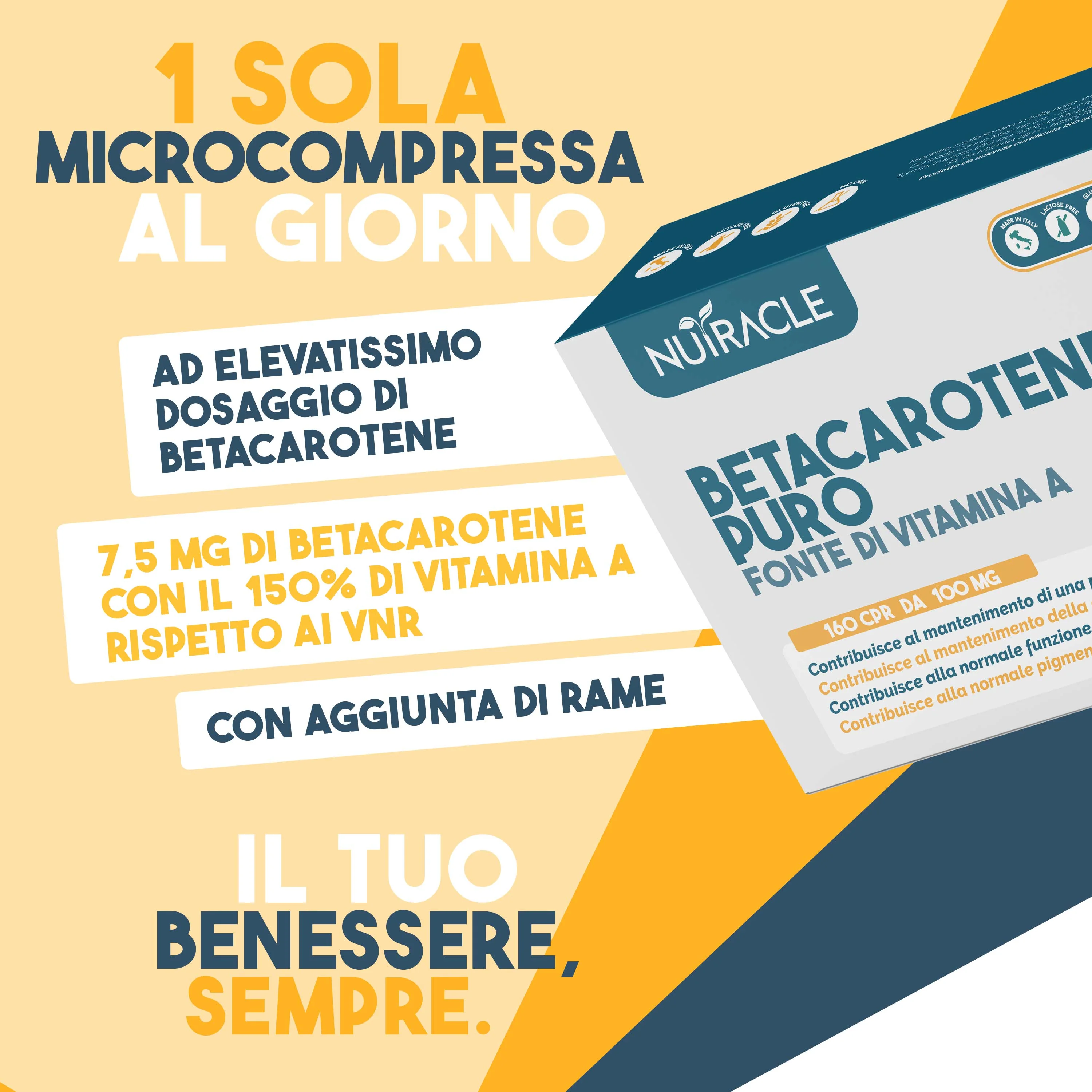 Nutracle Betacarotene Puro Sistema Immunitario