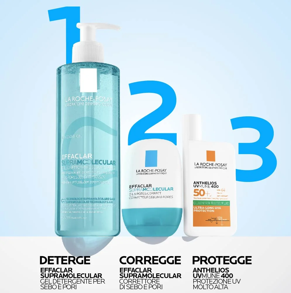 La Roche-Posay Effaclar Supermolecular 400ml Gel Detergente