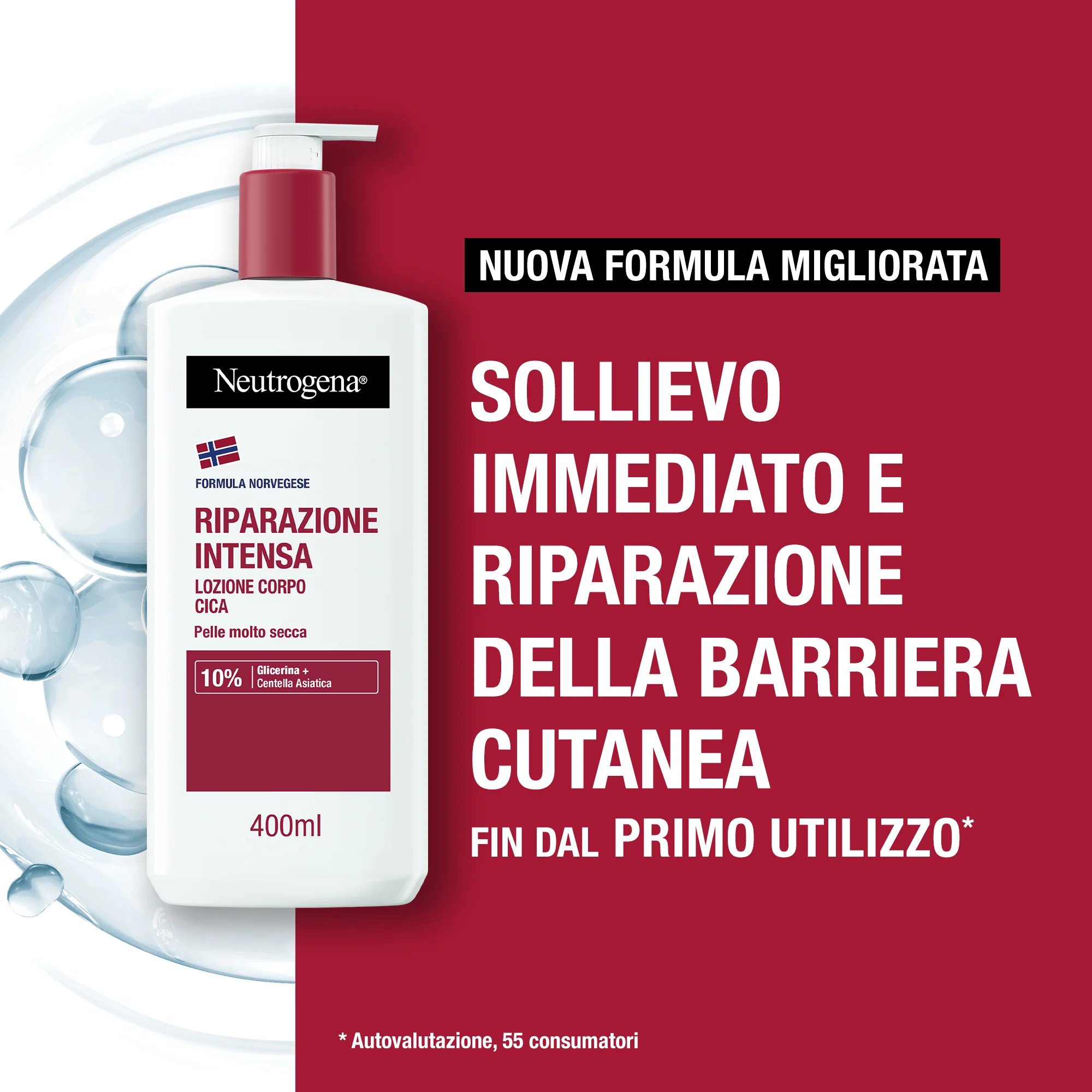 Neutrogena N/F Intense Repair Body Lotion Sollievo Immediato