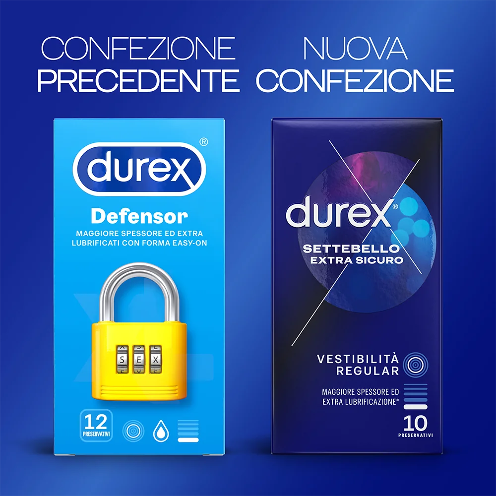 Durex Settebello Extra Sic10Pz Preservativi