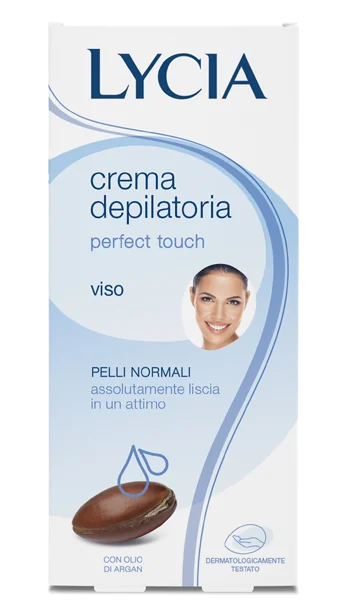 Lycia Perfect Touch Crema Depilatoria Viso 50 ml Tutti i tipi di pelle