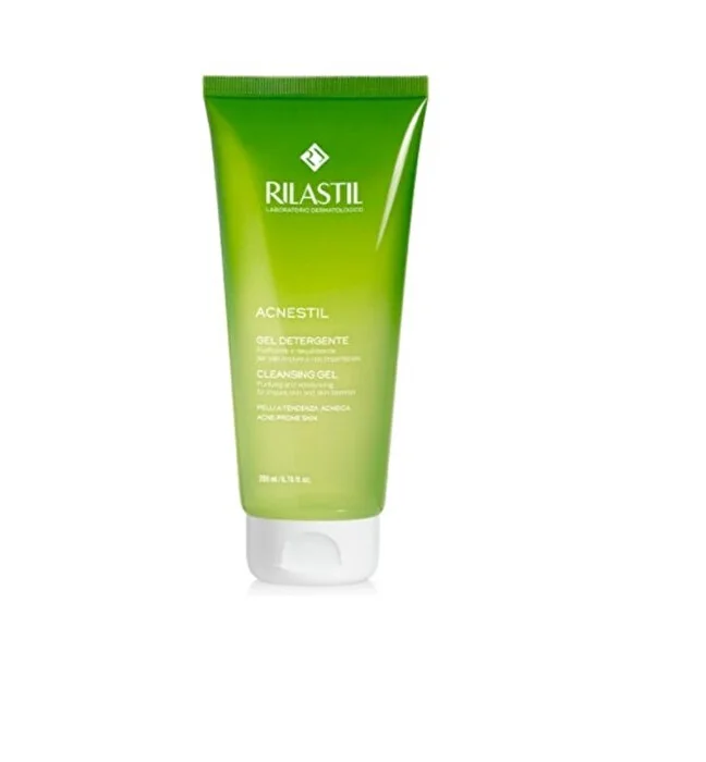 Rilastil Acnestil Gel Detergente 200 ml Per Pelle Mista, Grassa e Acneica