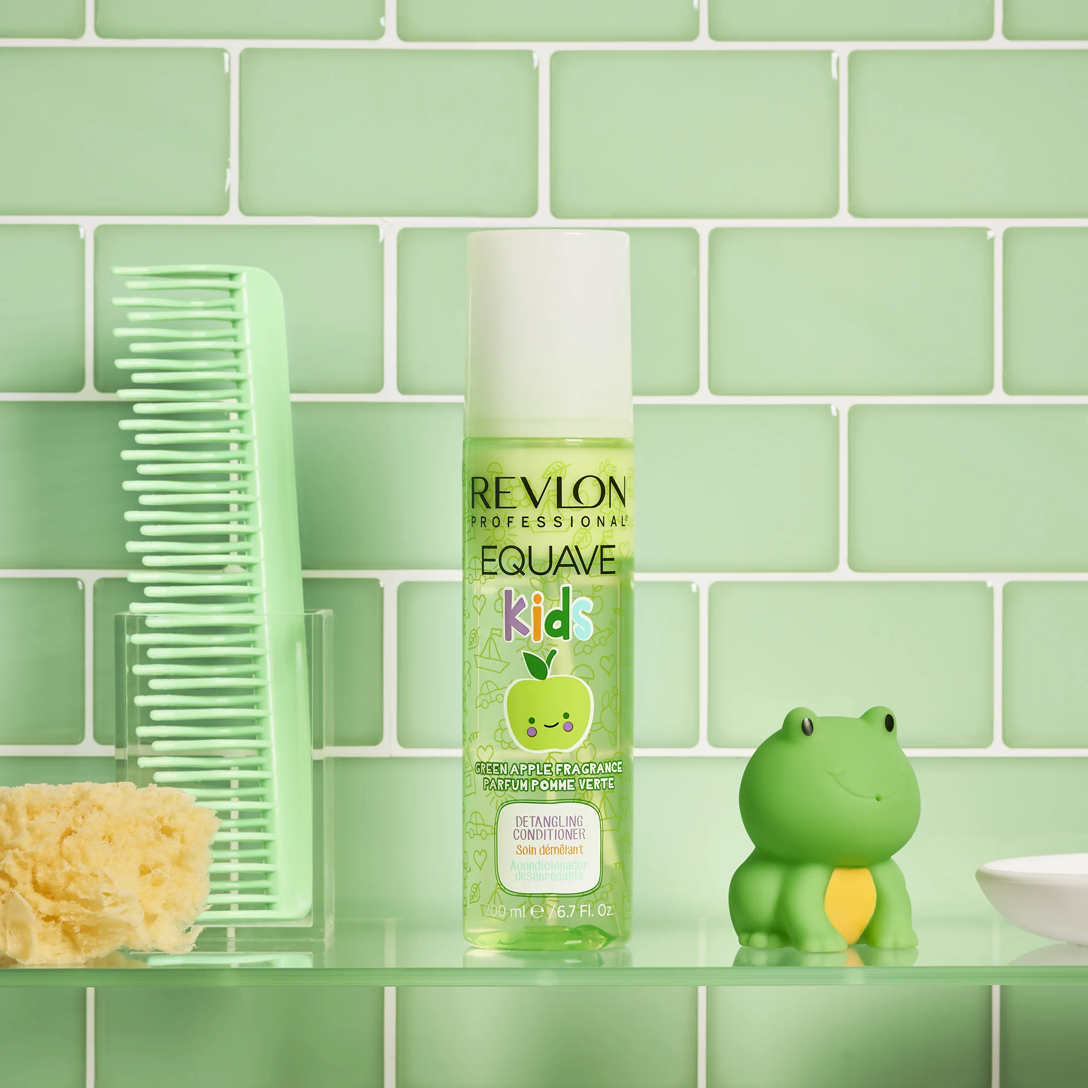 Revlon Equave Kids Green Apple Conditioner 200 ml Districante senza risciacquo bambini