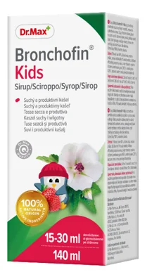 Dr. Max Sciroppo Bronchofin Bambini 140Ml Tosse Secca e Grassa