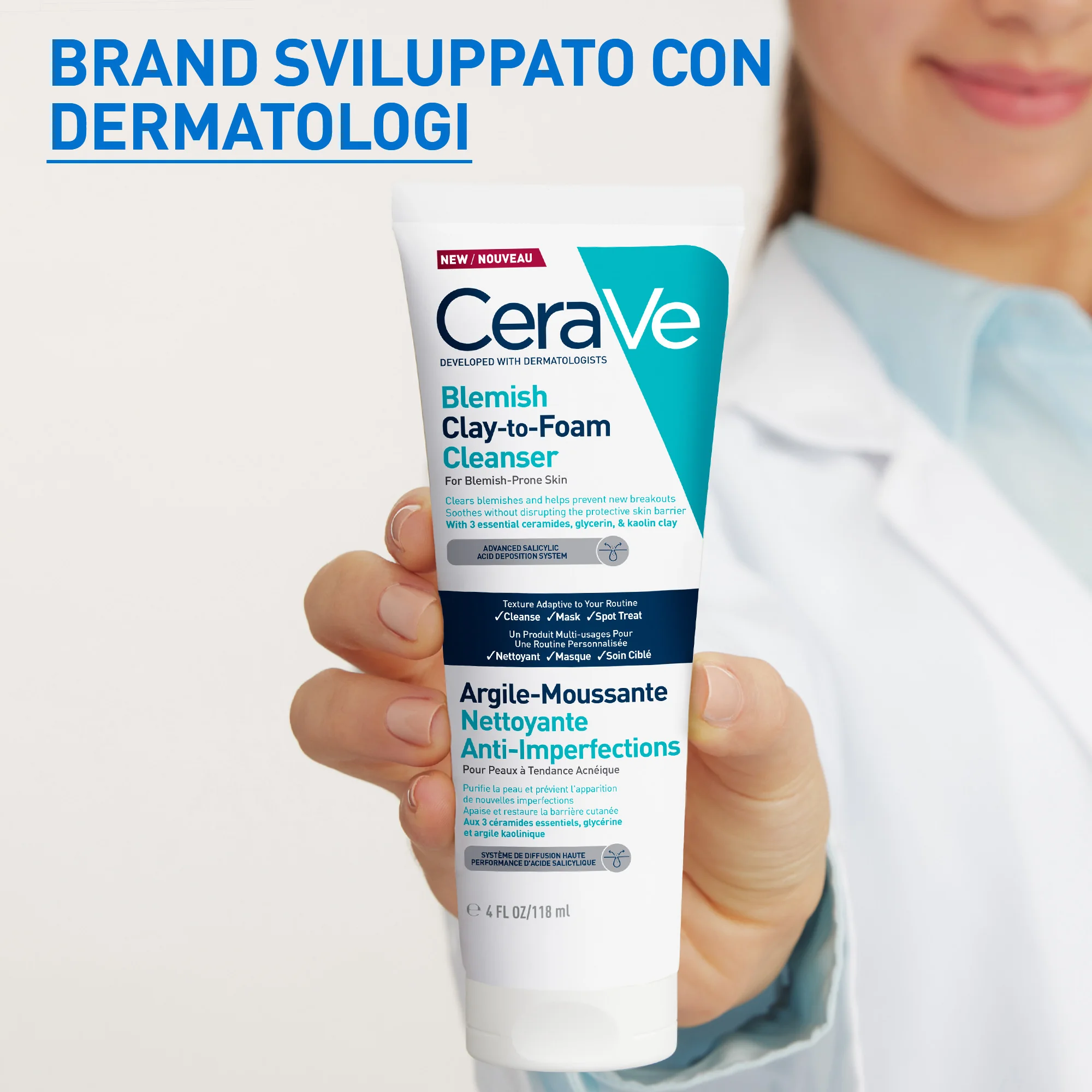 Cerave Detergente Maschera Controllo Imperfezioni 118 Ml