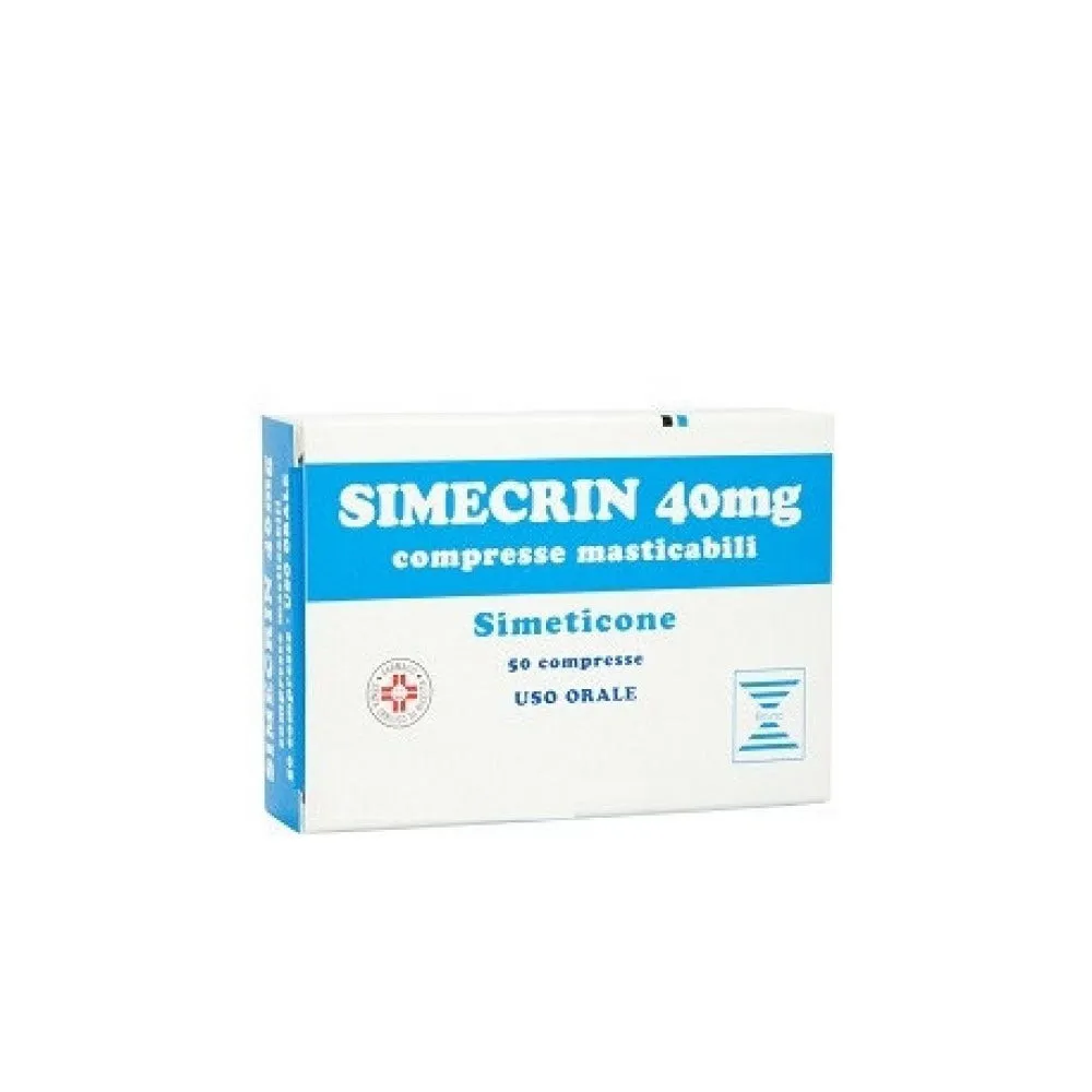 SIMECRIN 40 MG METEORISMO 50 COMPRESSE MASTICABILI