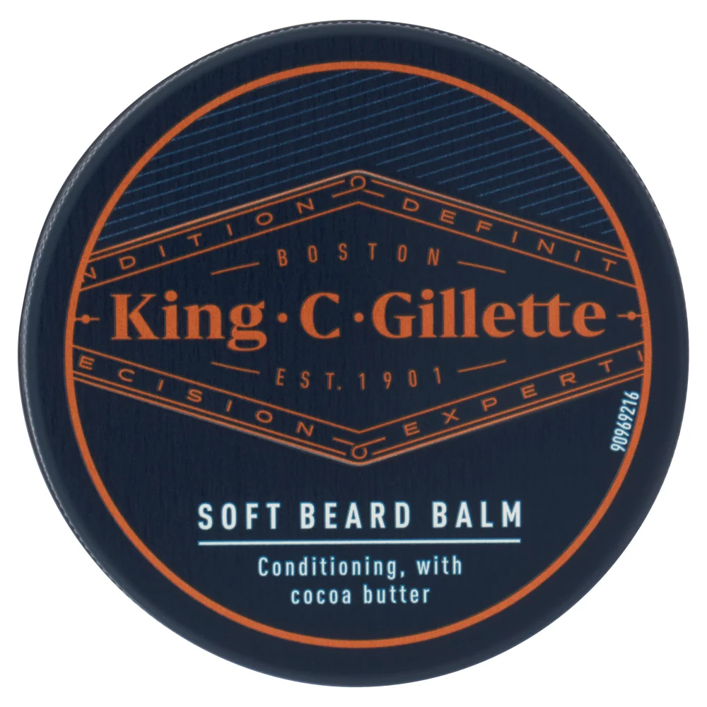 King Gillette Bals Barba 100 ml Balsamo Dopo Barba per Pelli Sensibili