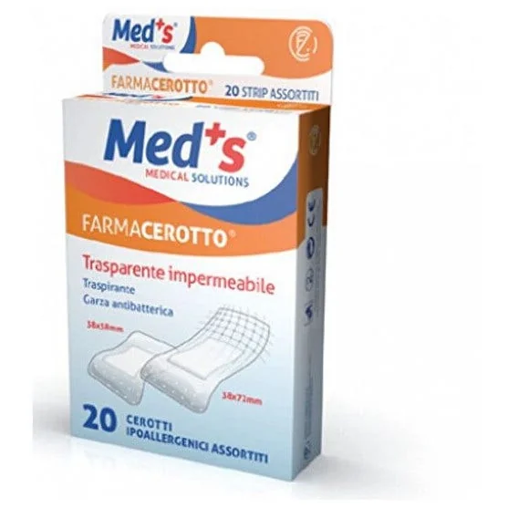 Cerotto Meds Strips Pet Assor 20 Pezzi