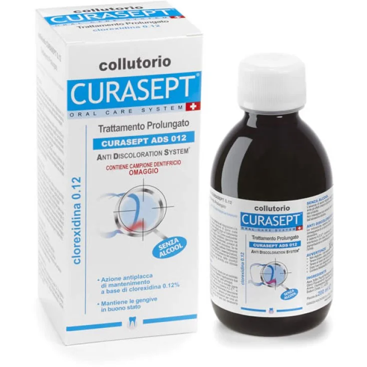 Curasept ADS Colluttorio 0,12 Trattamento Prolungato 500 ml Collutorio con Clorexidina