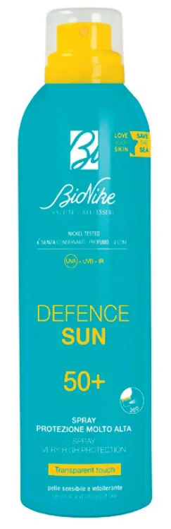 Bionike Defence Sun Spray Transparent Touch 50+ 200 ml - Protezione Solare Alta