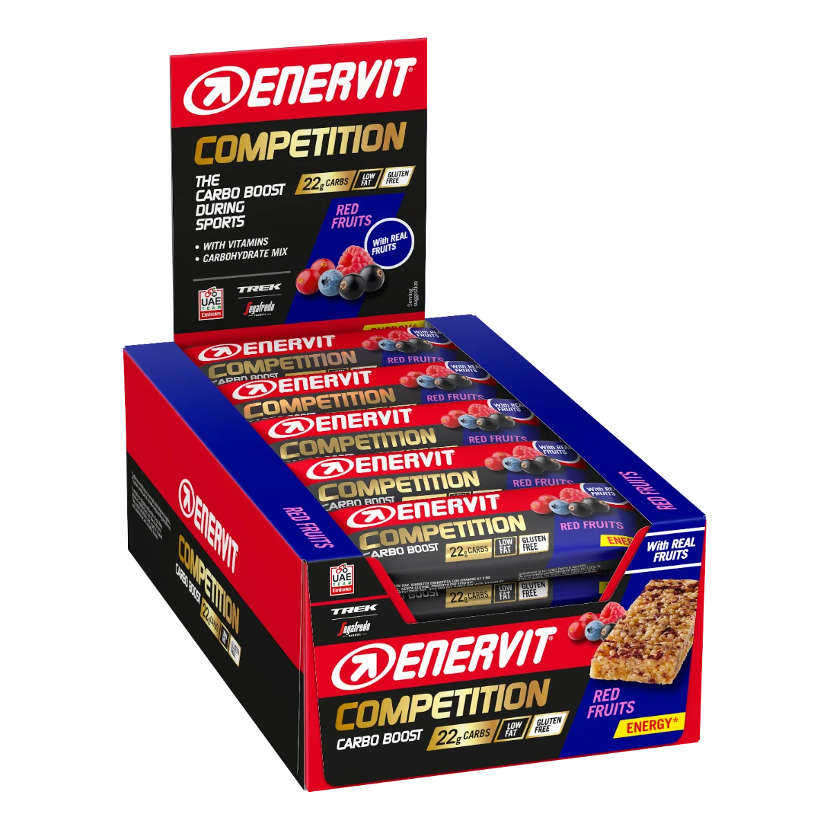 Enervit Sport Comp Fruits 30 g Barretta per Sportivi