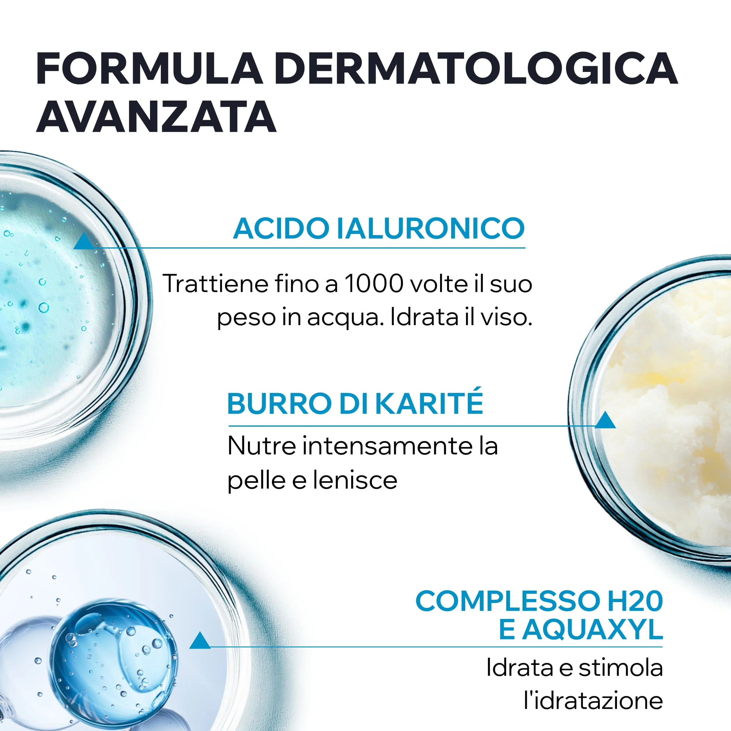 Uriage Eau Thermale Crema Ricca all'Acqua Idratante Viso 40 ml Nutriente e Protettiva