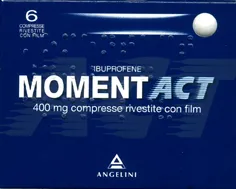 Momentact 400 mg Ibuprofene Antinfiammatorio 6 Compresse Rivestite