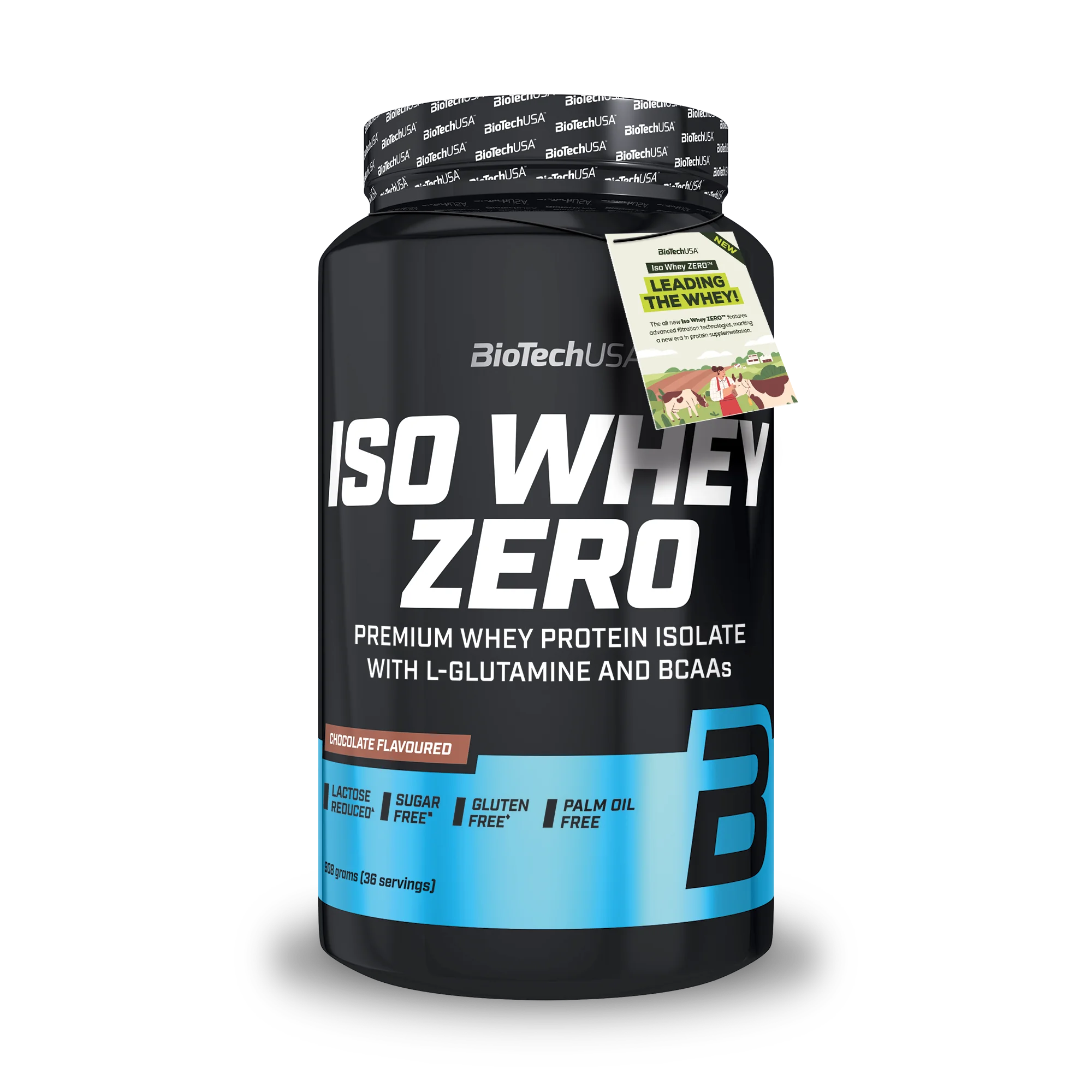 Iso Whey Zero Cioccolato 908 g Massa Muscolare