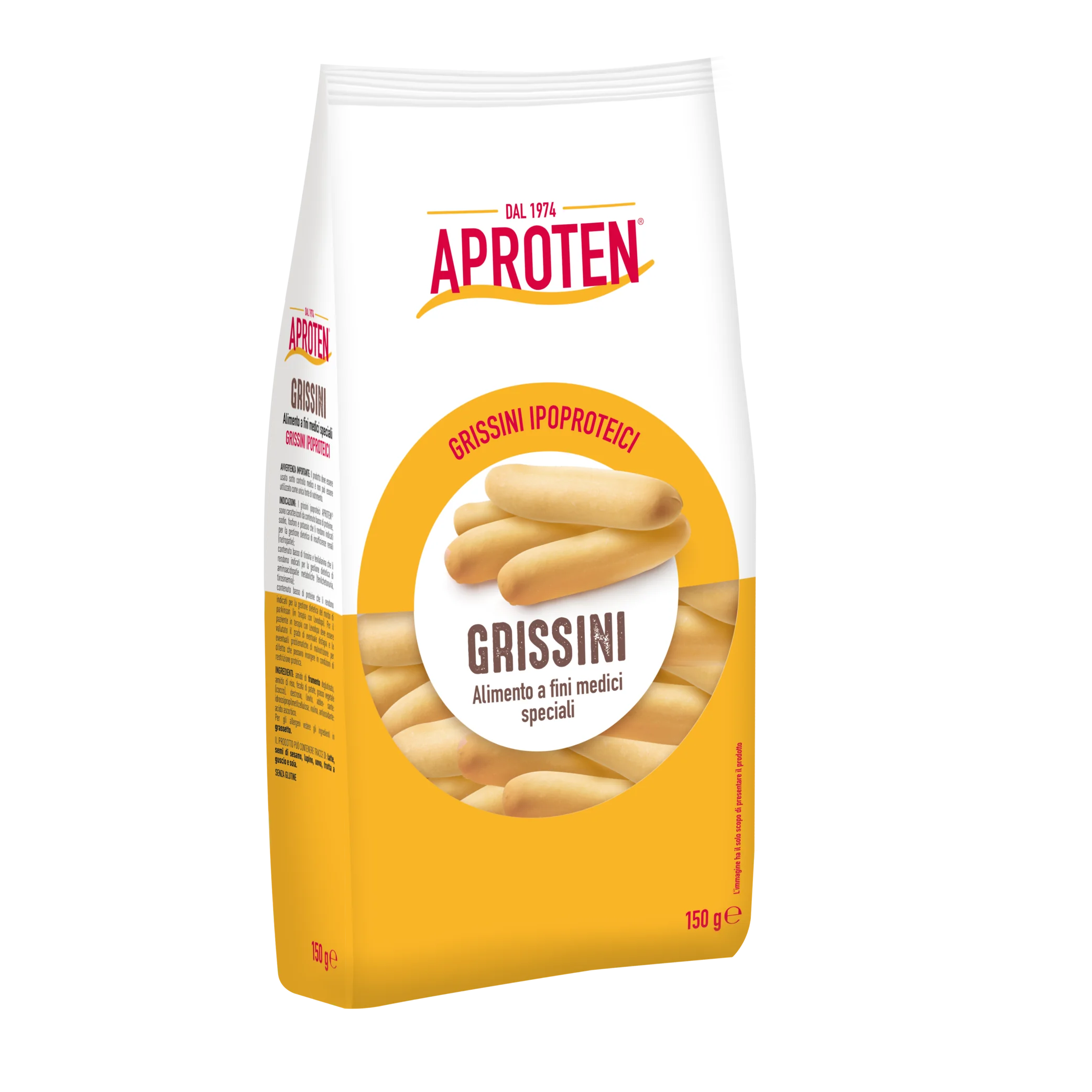 Aproten Grissini 150 g Corti