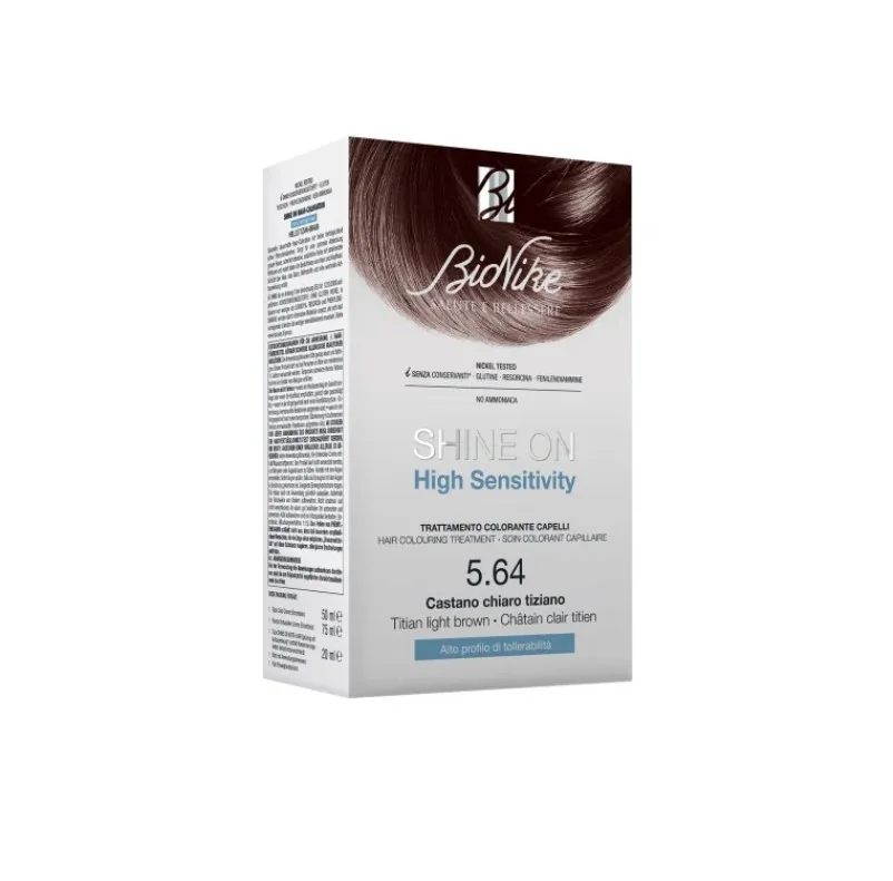Bionike Shine On Hs 5.64 Castano Chiaro Tiziano Trattamento Colorante Capelli