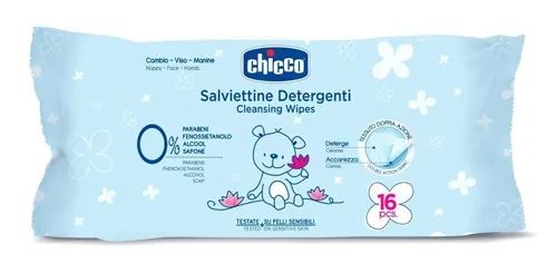 CHICCO SALVIETTINE DETERGENTI BABY MOMENTS 16 PEZZI