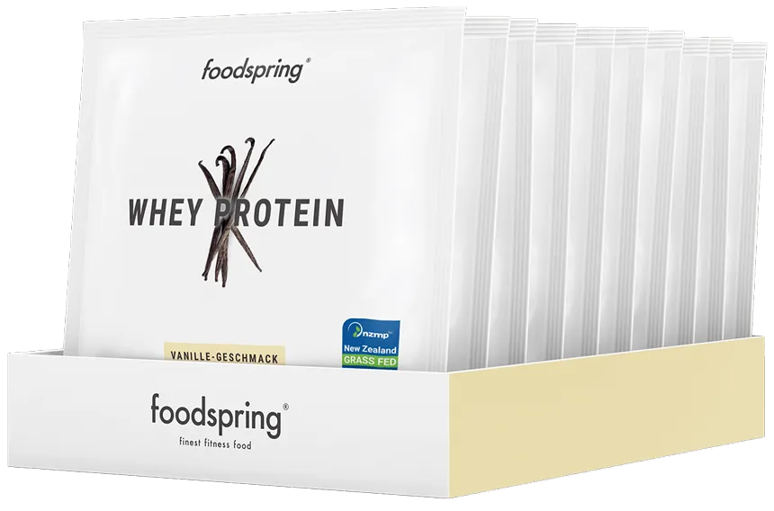Foodspring Whey Protein Vaniglia Monodose 30 g Alto Contenuto Proteico