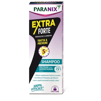 Paranix Extra Forte Shampoo Trattamento Pidocchi e Lendini 200 ml 