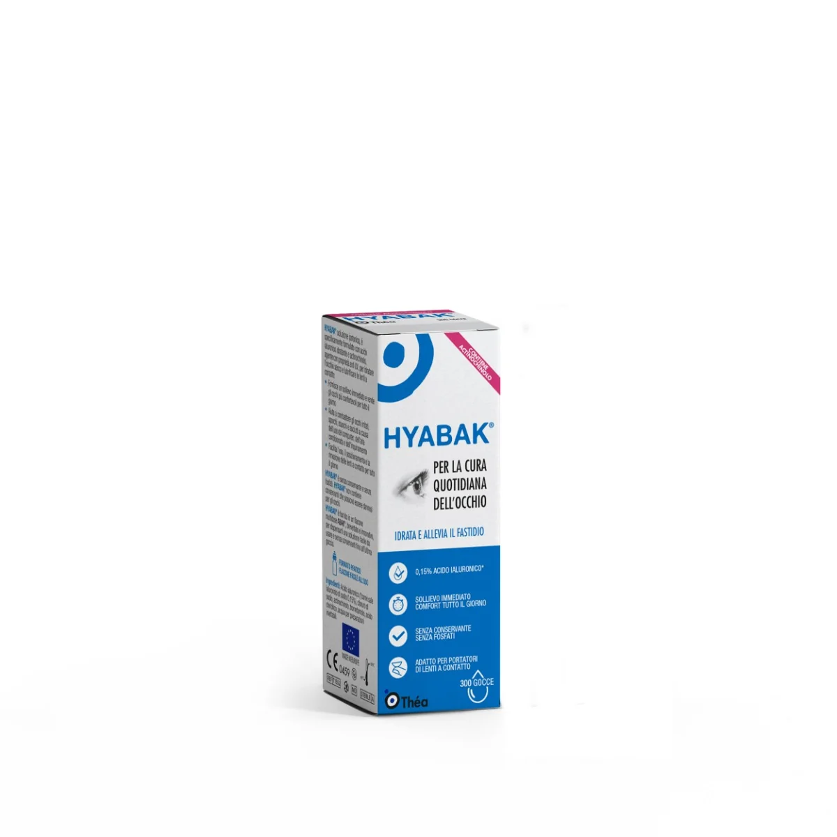 Hyabak Soluzione Oftalmica 10 ml Lubrificante ed Idratante