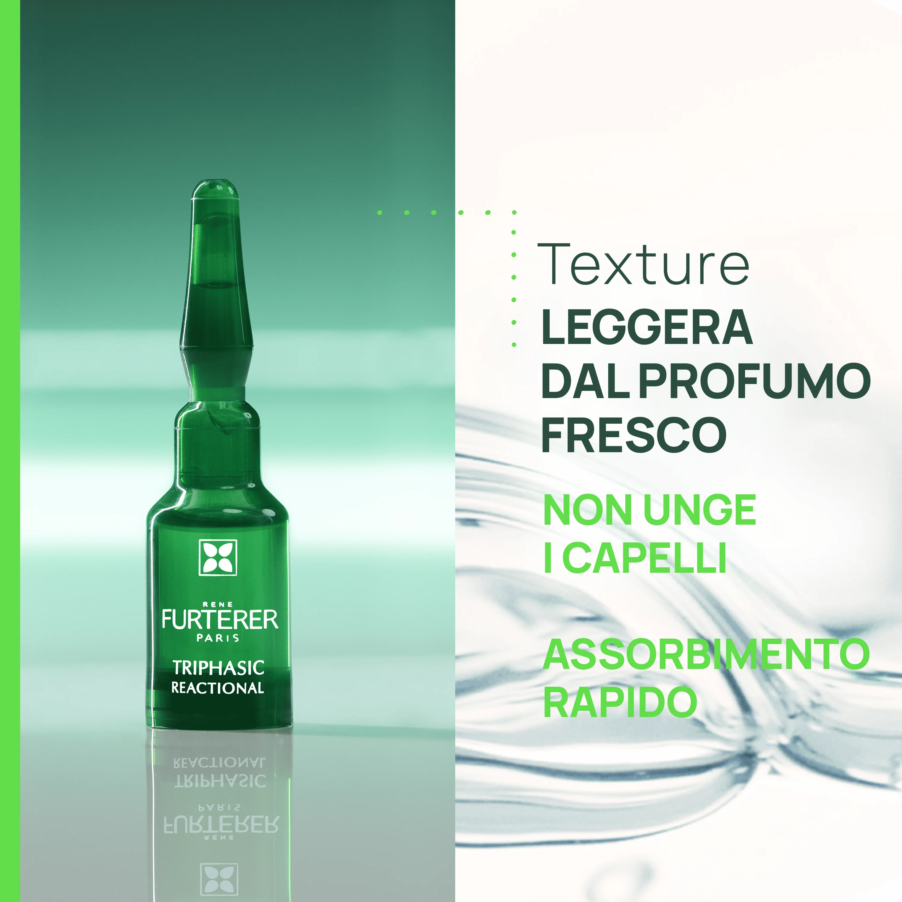 René Furterer Triphasic Reactional Trattamento 2-in-1 Anticaduta & Crescita 12 unità Caduta Reazionale