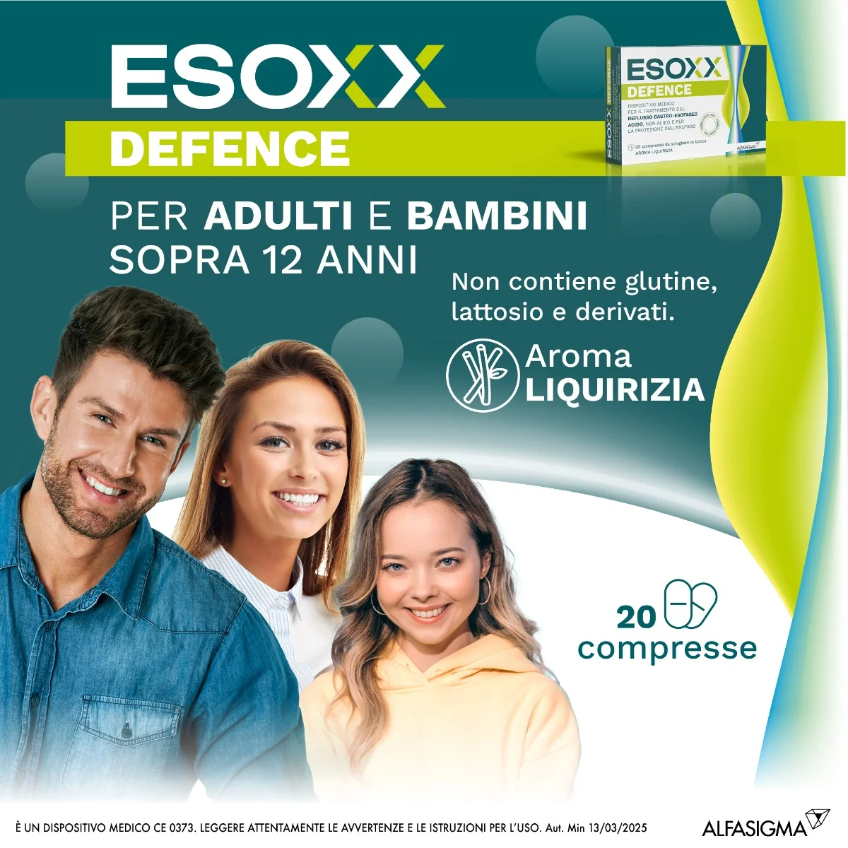 Esoxx Defence 20 Compresse Masticabili Reflusso Gastroesofageo
