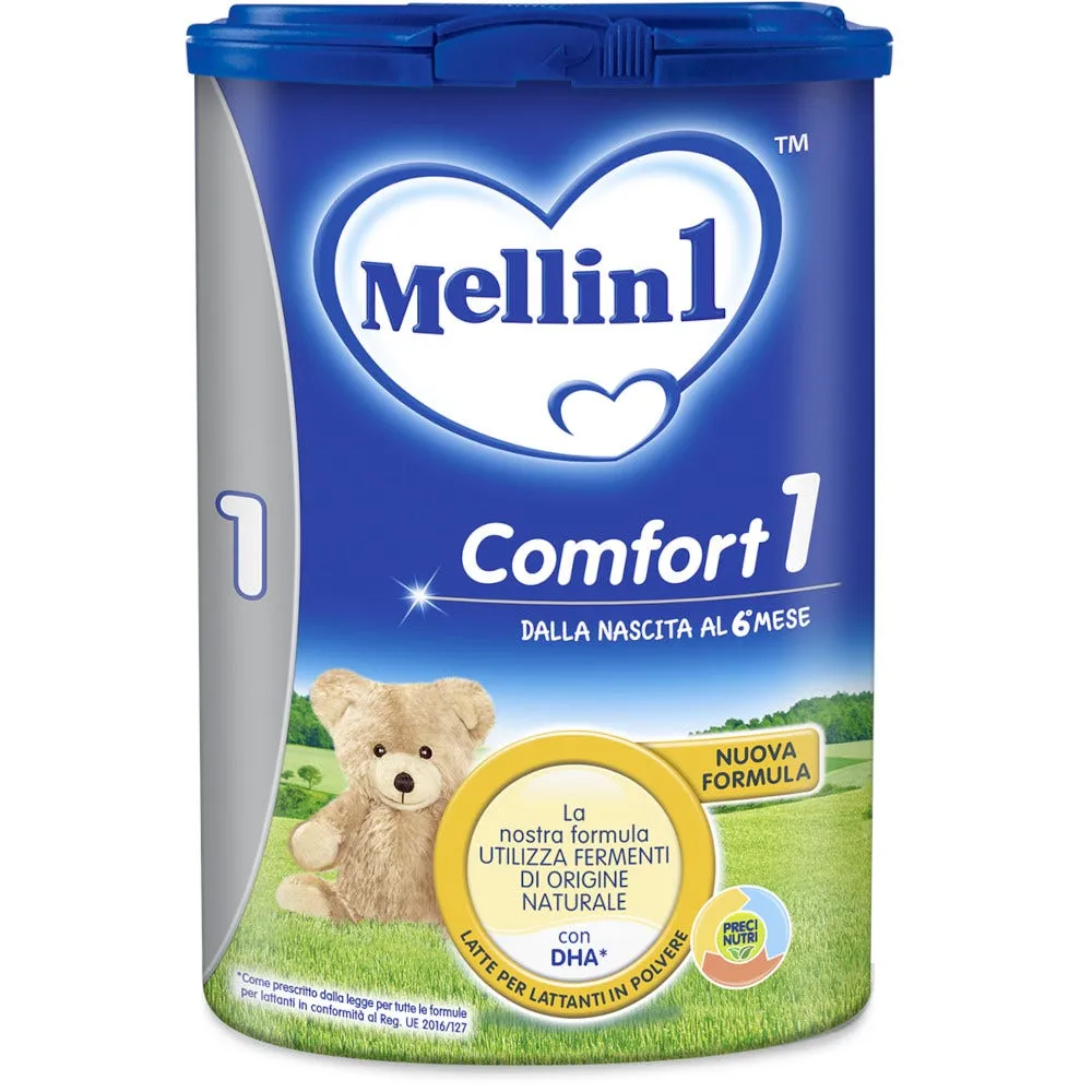 Mellin Comfort 1 Latte 800 G Alimento per Infanzia