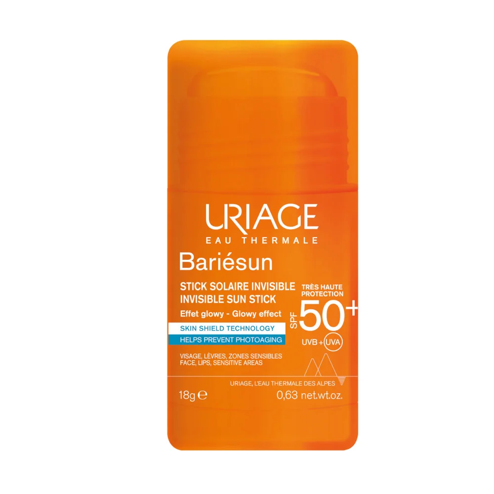 Uriage Bariesun Spf50+ Stick Solare Invisibile Viso e Labbra 18 g Pelle Sensibile e Chiara