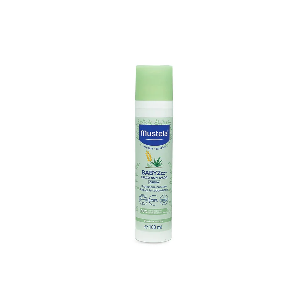 Mustela Babyzzz Talco di Riso Fluido 100 ml Protezione Naturale dalle Zanzare
