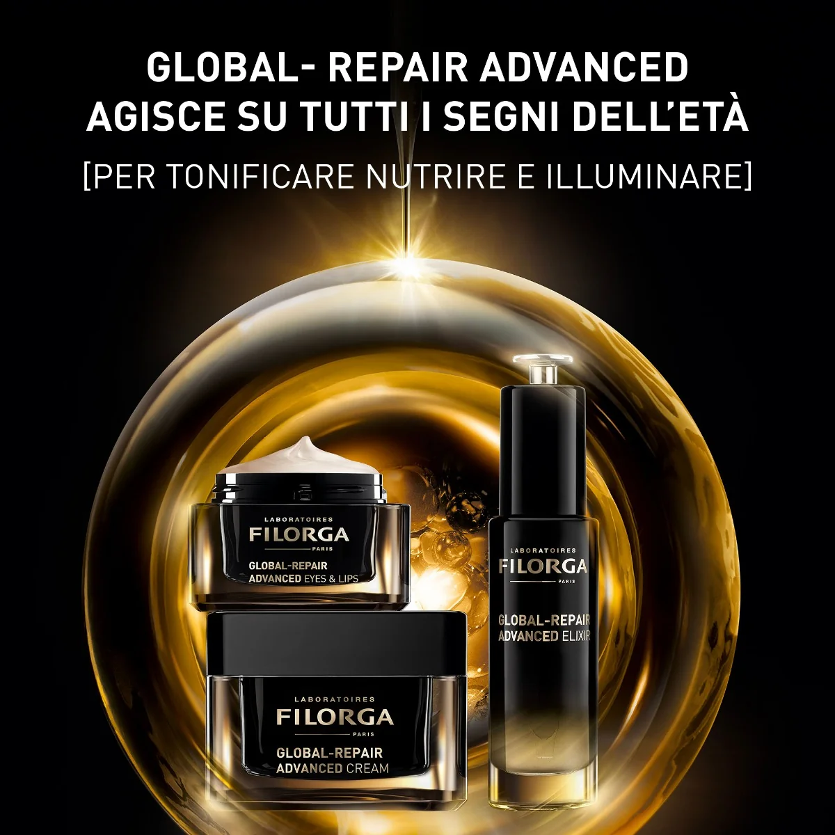 Filorga Global Repair Eyes & Lips 15 ml Contorno Occhi e Labbra
