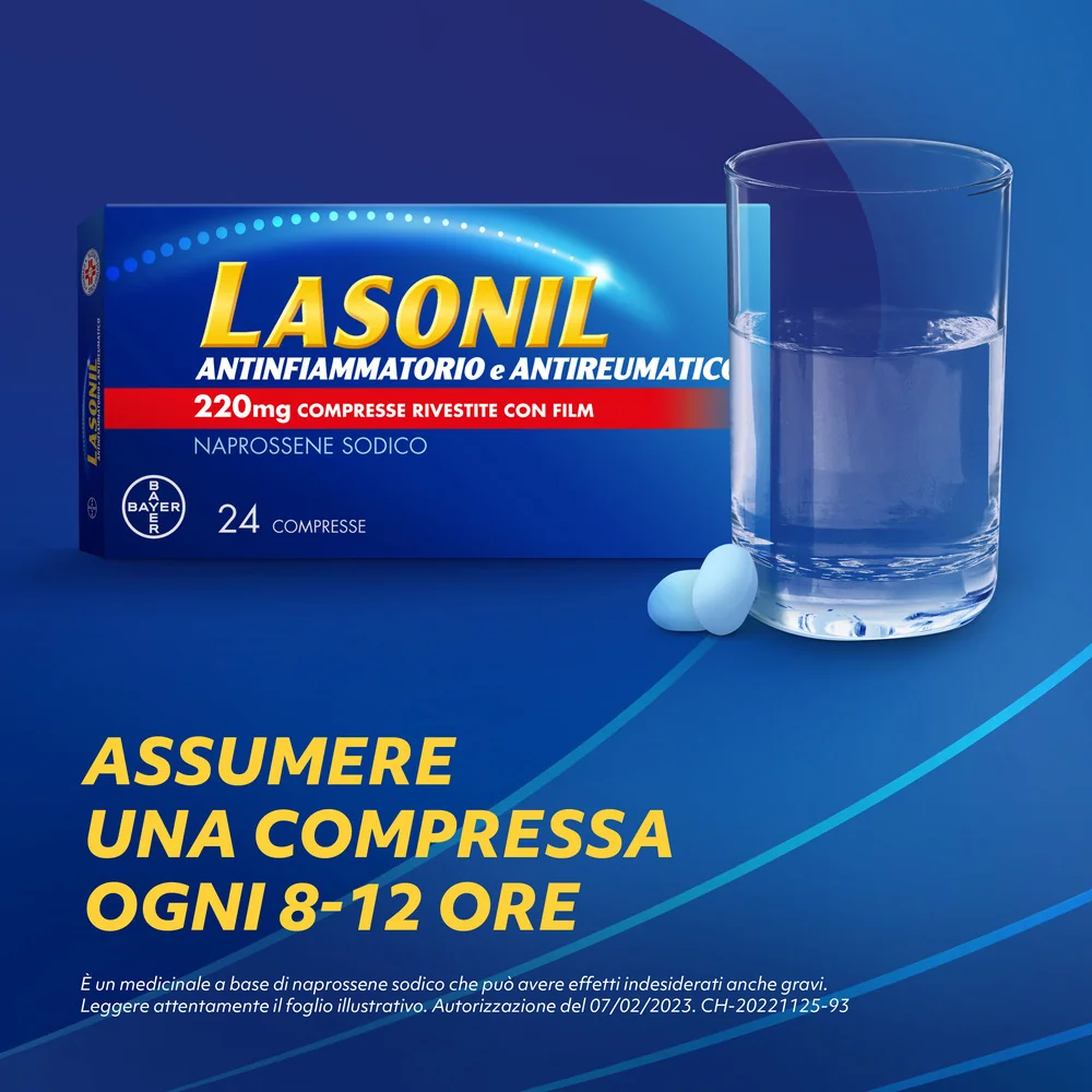 Lasonil Antidolorifico e Antinfiammatorio 24 Compresse Dolore