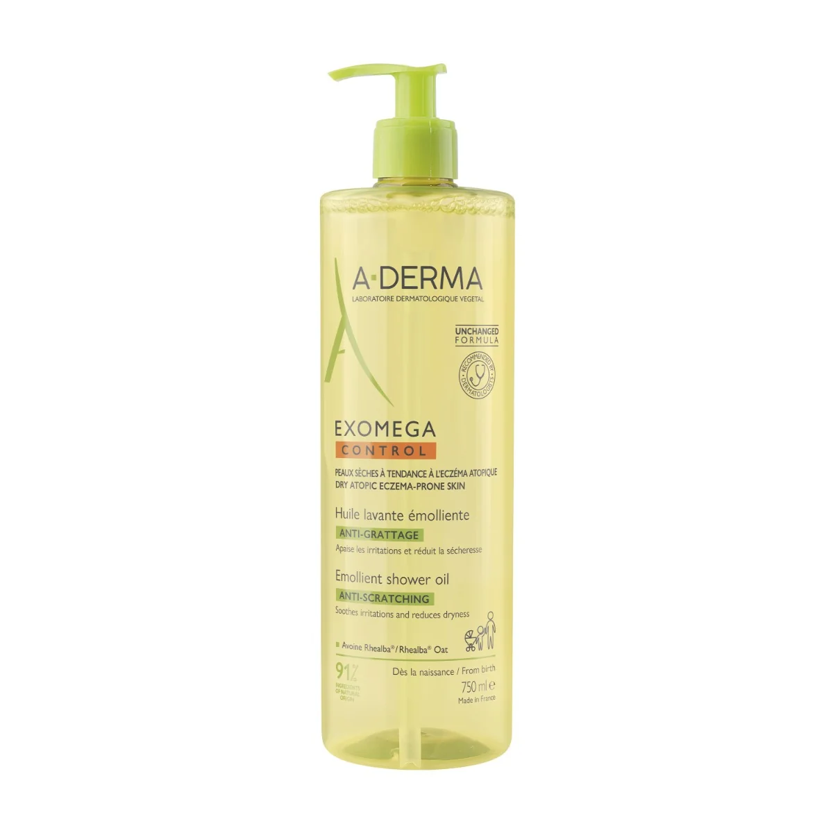 Exomega Control Olio Lavante Emolliente 750 Ml