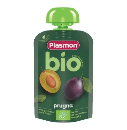 Plasmon Bio Pouch Prugna 100G Dal 6 Mese