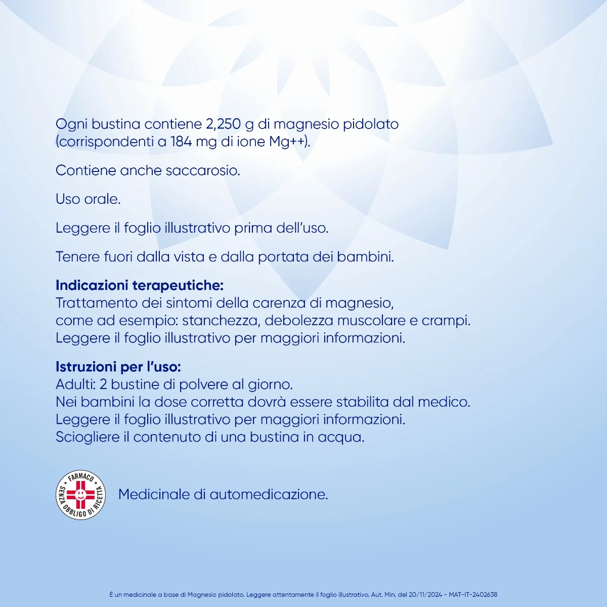 Sanofi Mag2 2,25 g 20 Buste Integratore di Magnesio